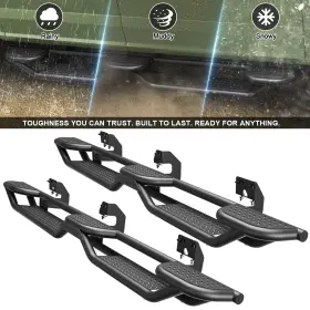 Pofenze Ss-f362-ul Running Boards Side Step Nerf Bar For 2009-2014 Ford F150 Super Crew Cab 4 Door