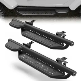 Pofenze Ss-j183-xr For 2019-2025 Jeep Wrangler Jl 2 Door Running Boards Steel Side Steps Nerf Bars