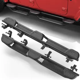 Pofenze Ss-j386-fm Running Boards Nerf Bars Side Step Fits 2020-2026 Jeep Gladiator Jt Pickup 4door
