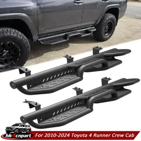 Pofenze Ss-t102-hk Steel Running Boards Nerf Bar Drop Side Steps For Toyota 4 Runner Sr5 2010-2024
