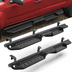 Ss-t103-ls Pofenze Drop Running Boards For 2005-2023 Toyota Tacoma Double Cab Steel Side Step Bars