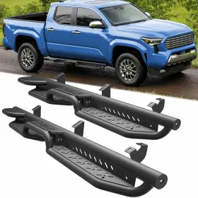 Ss-t104-f Pofenze Running Boards For 2024-2025 Toyota Tacoma Double Cab Drop Side Steps Nerf Bars