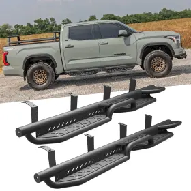 Ss-t107-xr Pofenze For 2022-2025 Toyota Tundra Crew Max Running Boards Drop Down Side Step Nerf Bar
