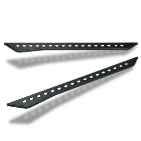 Prosbhdedge074bkd1 Proexhaust Defective For 07-14 Ford Edge/mkx 4 Inch Oval Side Step Nerf Bars Running Boards Blk