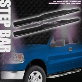 Prosbhdf15004rc4bkd2 Proexhaust Defective For 04-08 Ford F150 Regular 4 Inch Oval Side Step Nerf Bars Boards Blk D2