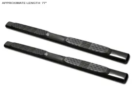Prosbhdf15009sc5bkd2 Proexhaust Defective For 09-14 Ford F150 Super/extended 5 Inch Oval Side Step Nerf Bars Blk D2