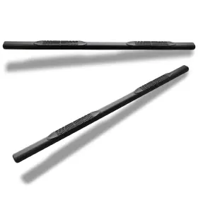Prosbhdsil99cc4mbd1 Proexhaust Inch Defective For 01-14 Silverado/sierra Crew Cab 4 Oval Side Step Bars Matte Blk