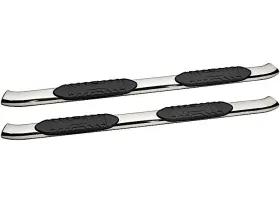 71121s Promaxx 5in Curved Stainless Steel Oval Tubes Fits 00-17 Silverado/sierra