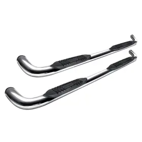 11354s Promaxx Automotive For Dodge Ram 1500 02-08 3 Inch Cab Length Polished Round Nerf Bars