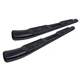 71489b Promaxx Automotive For Toyota Tundra 07-21 5 Inch Cab Length Black Oval Curved Step Bars