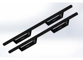 Drop-202 Promaxx Automotive For 2015-2020 F150/2017-2023 F250/f350 Supercrew Black Drop Step Bars