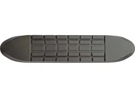 Pm-step4 Promaxx Automotive - 4in Oval Step Pad With 5 Clips Ws