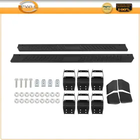 Pw17723501s Pws Nerf Bars Running Boards Fits 2015-2024 Ford F-150 Super Crew Cab Side Steps Blk