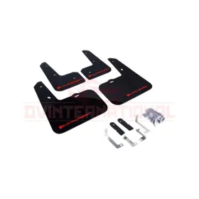 Rally Armor 720264702693 Ur Black Mud Flap With Red Logo For 2012-2018 Hyundai Veloster #2