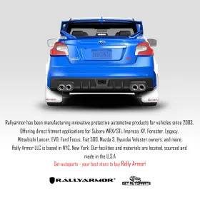Rally Armor 720264703195 Ur Plus Red Mud Flap With White Logo Universal Fitment No Hardware #3