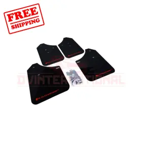 L172177 Rally Armor Ur Black Mud Flap With Red Logo For 02-07 Impreza Wrx/sti/rs/2.5i