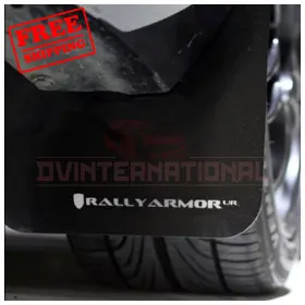 L172187 Rally Armor Ur Black Mud Flap With White Logo For Wrx 08-10 / Subaru 2.5i 08-11