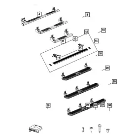 Ram Oe 6mp96kxjaa For 2500 2019-2025 Right Running Board