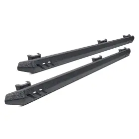 26410031 Rampage For Jeep Wrangler 2018-2024 Black Rock Rails
