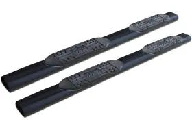 1202-0173mb Raptor Series 6in Oval Black Side Steps Nerf Bars For Classic Body 2009-24 Ram Quad