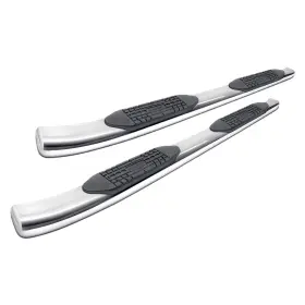 1501-0626 Raptor Series For Chevy Colorado 15-22 4 Inch Cab Length Polished Oval Curved Step Bars