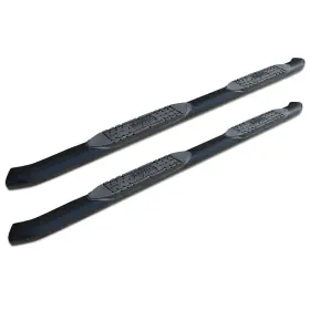 1502-0637b Raptor Series 4in Oe Black Step Bars Boards For 2019-25 Ram 1500 Quad/extended Cab