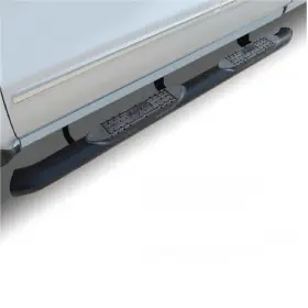 1603-0371b Raptor Series 5 Inch Cab Lenght Black Oval Curved Step Bars For 17-24 Ford F-250