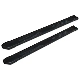 1703-0366bt Raptor Series Running Boards Steps 6in Oe Style Black Aluminum For 2015-2025 F-150 Crew Cab