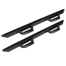 1808-0655bt Raptor Series 07-18 Jeep Wrangler Jku 4 Door Unbranded Drop Steps Black Textured