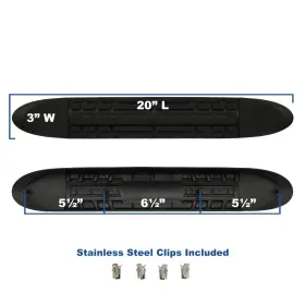 Rep-step-003 Raptor Series 3 Inch Step Pad No Logo. Clips Included