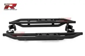 3612 Razer Auto Running Boards Side Steps For 2007-2018 Jeep Wrangler Jk 2-dr Nerf Bars Black