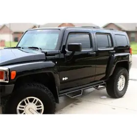 H0464-tx Realtruck N-fab Wheel To Textured Hoop Style Nerf Bars For 2006-2010 Hummer H3 Suv