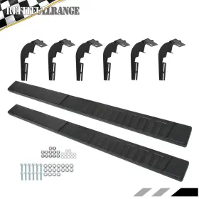 Rr2771214 Refitfullrange For Ram 1500 2009-18 2 Set 6 Inch Running Boards Side Step Nerf Powder-coated Black