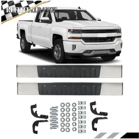 Rr2771778 Refitfullrange For Silverado Gmc Sierra Regular Cab 07-2019 Chrome 6 Inch Step Bar Running Board