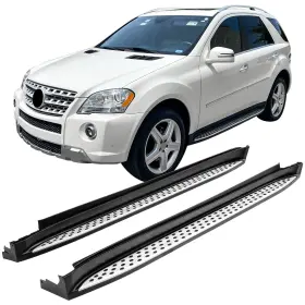 Rk-ss-164-011 Reinko Running Boards Fit 2007-2011 Mercedes-benz Ml/gle Ml320 Ml350 Ml450 Ml550 Ml63