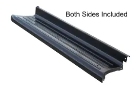 141-1060 Reproduction Pair - New Steel Running Boards 1948-52 Ford Pickup F1
