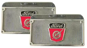 8c-16400-asu Reproduction Running Board Step Plates 1948-56 Ford Pickup Truck