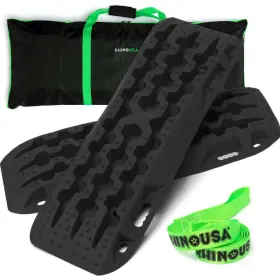 Rhino Usa 850022810503 Recovery Traction Boards - Black Pair