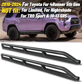 Atearb018-91 Road Beast For 10-24 Toyota 4runner 5th Gen Rock Slider Tube Side Door Step Rail Steel 2pcs Atearb018-91 Road Beast For 10-24 Toyota 4runner 5th Gen Rock Slider Tube Side Door Step Rail Steel 2pcs