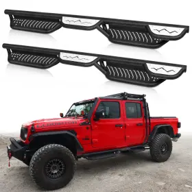 Atearb020 Road Beast Running Boards For 2020-2026 Jeep Gladiator Jt 4 Door Side Step Nerf Bar 2 Stair Atearb020 Road Beast Running Boards For 2020-2026 Jeep Gladiator Jt 4 Door Side Step Nerf Bar 2 Stair