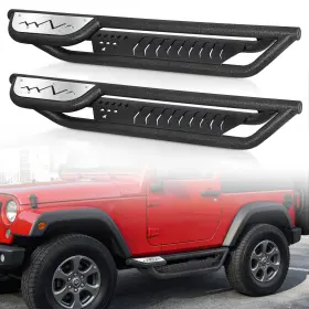 Atearb024 Road Beast Drop Running Board Side Step For 2007-2018 Jeep Wrangler Jk Jku 2 Door Nerf Bar