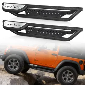 Atearb025-44 Road Beast For 2018 19 20-2026 Jeep Wrangler Jl 2 Door Nerf Bar Running Boards Side Step