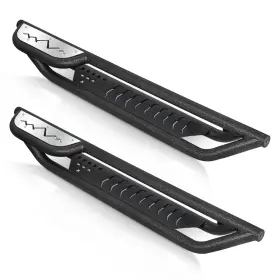 Atearb025-56 Road Beast For 18-26 Jeep Wrangler Jl Jlu 2door Running Board Drop Side Step Nerf Bar Black