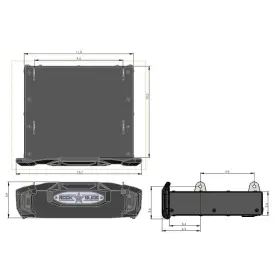 Rock Slide Engineering 887753661685 For 20-23 Jeep Gladiator R-step 9in Wide Bed Step Attachment Brackets