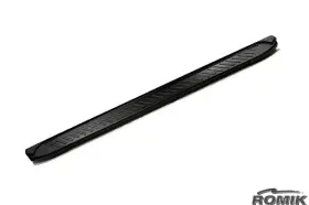 61316419 Romik Ral-t Running Boards Side Steps Black For 2020-2021 Jeep Gladiator Jt