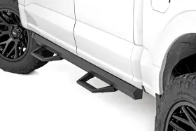 51141 Rough Country Srl2 Adjustable Aluminum Steps For 2015-2025 Ford F-150 -