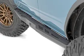 90803 Rough Country Rock Sliders For 2021-2024 Ford Bronco 4-door -