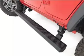 Psr610430 Rough Country Led Power Running Boards For 18-24 Jeep Wrangler Jlu -