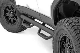 Rct2024 Rough Country Cab Length Nerf Steps For 05-22 Nissan Frontier Crew - 82001a