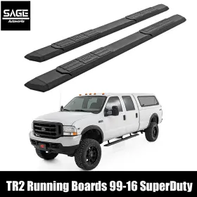 45001 Rough Country Suspension Tr2 Running Boards For 99-16 Ford Super Duty Crew Cab